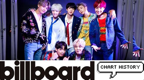 Bts Billboard Chart History Youtube