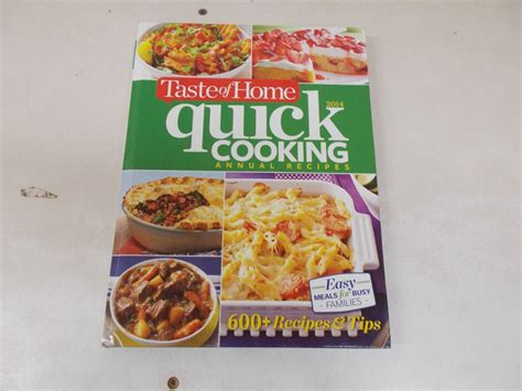 Taste Of Home Quick Cooking Annual Recipes 2014 Ebay