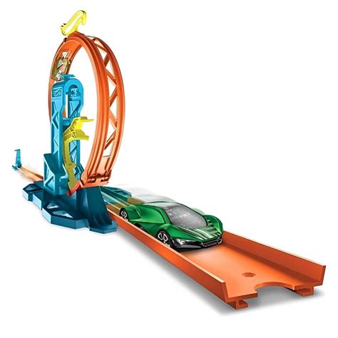 Hot Wheels Track Builder Componentes Para Pista De Loop E Carrinho Glc Mattel Shopee Brasil