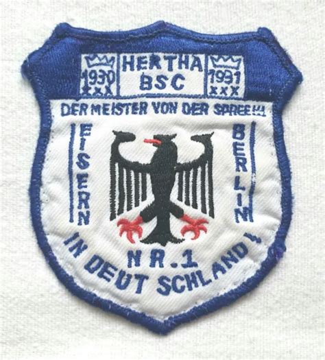 ALTER HERTHA BSC Berlin Fan Aufnäher für Sammler EUR 25 50 PicClick DE