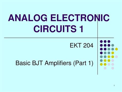 Lec Basic Bjt Amplifier I Unimap Portallec Basic Bjt Amplifier