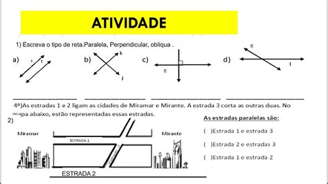 Geometria Aula Retas Concorrentes E Paralelas Youtube