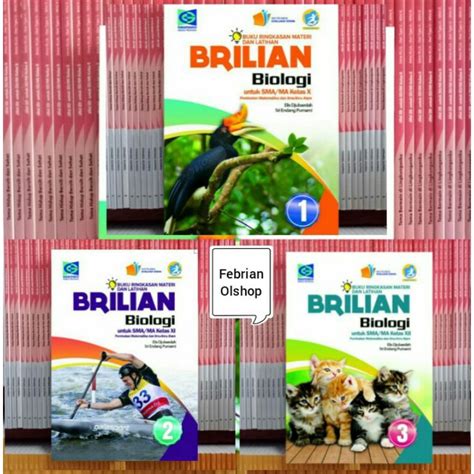 Jual BUKU BRILIAN BIOLOGI SMA MA KELAS 10 11 12 REVISI K13N GRAFINDO