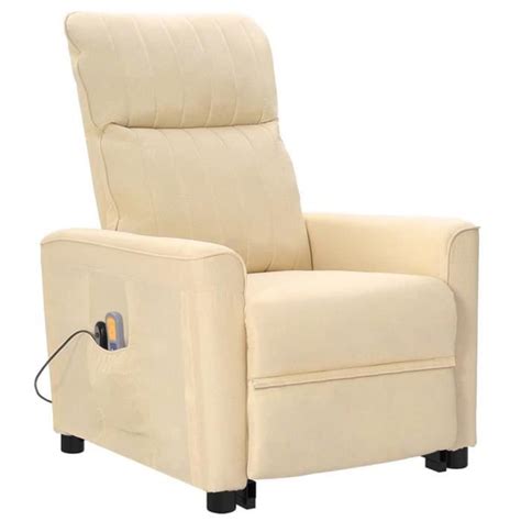 Omabeta Fauteuils électriques Fauteuil inclinable de massage Crème