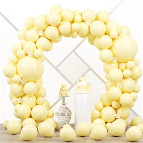 Amazon Voircoloria 90pack Pastel Yellow Balloons Different Size 18