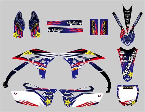 NICECNC Graphic Decals Kit For Yamaha YZF250 YZ250F YZF 250 YZ 250F