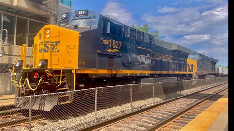 Csx B O Heritage Unit Leads I At Franconia Youtube