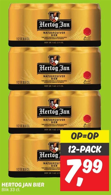 HERTOG JAN BIER Blik 33 Cl Aanbieding Bij Dekamarkt