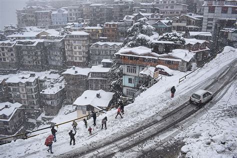 Shimla Looks Unbelievable After Fresh Snow On Sunday