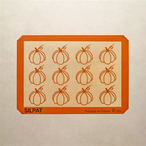 Silpat Pumpkin Half Size Baking Mat Limited Edition