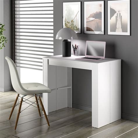 Console Extensible Cm Blanc Extend Maison Et Styles