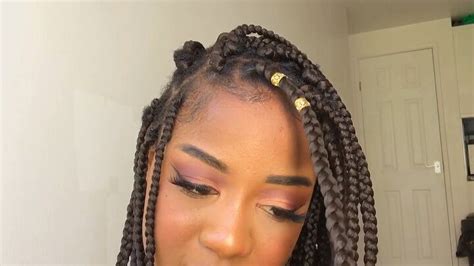 How To Do Box Braids On Short Natural Hair Upstyle