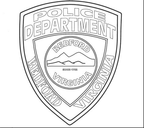 Police Coloring Pages For Kids At Free Printable