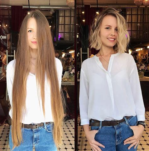 Makeover Long Hair To Short Haircut Trending Haircut