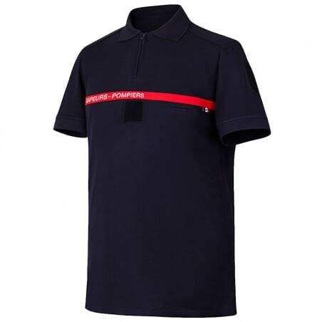 Nouveau Polo Mc Zip Sp Men Fire La Boutique Des Sapeurs Pompiers