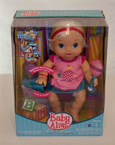 Baby Alive Wets And Wiggles Blonde New