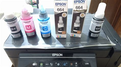 IMPRESSORA EPSON L395 e como Colocar Tinta na Impressora para não ter