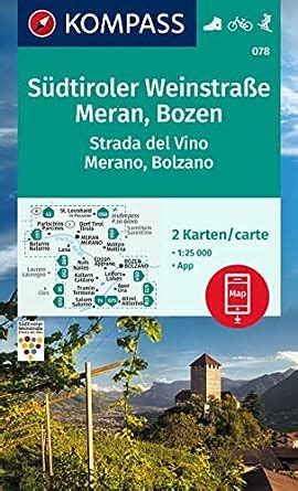 Amazon in Buy KOMPASS Wanderkarten Set 078 Südtiroler Weinstraße