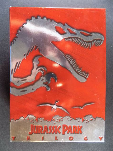 Jurassic Park Trilogy Dvd 2001 4 Disc Set For Sale Online Ebay