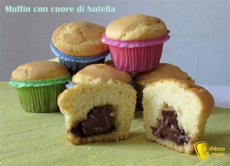 Muffin Con Cuore Di Nutella Ricetta Colazione