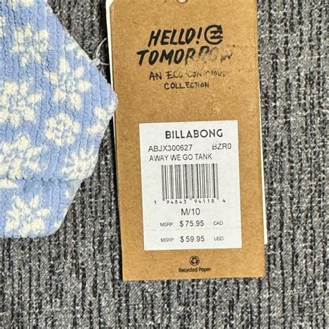Billabong Swim Billabong Away We Go Tank Floral Bikini Top Poshmark