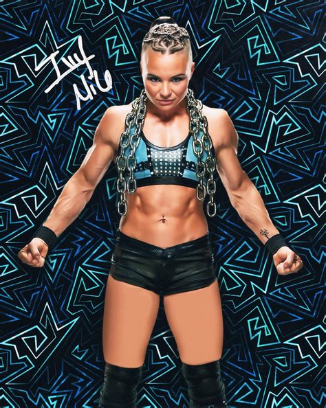 Ivy Nile (8x10) WWE NXT Autograph Auto Photo signed metallic – Funhouse