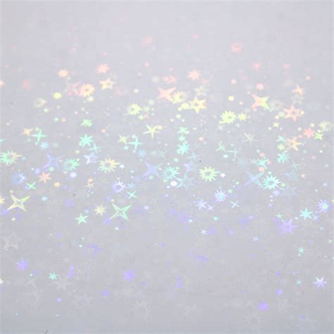 Stars Star Holographic Transparent Self Adhesive Film Large | Etsy