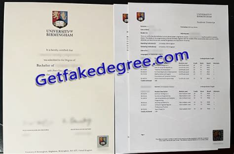 Make University Of Birmingham Diploma Transcript Buy Fake High School