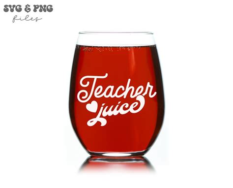 Teacher Wine Glass Svg Bundle Teacher Wine Svg After School Etsy