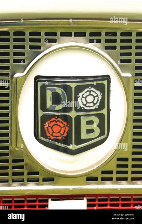 Radiator badge of David Brown tractor Stock Photo - Alamy