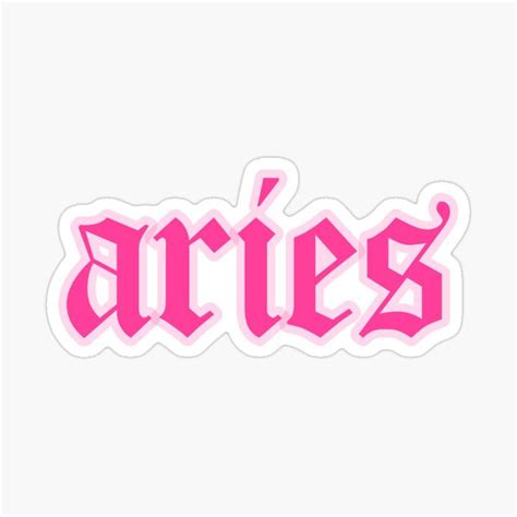 Aries Sticker For Sale By Liiiiiiiiv Aries Wallpaper Preppy