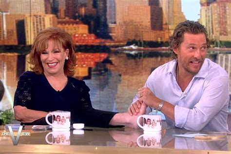 Matthew Mcconaughey Rubs Joy Behar S Feet On The View