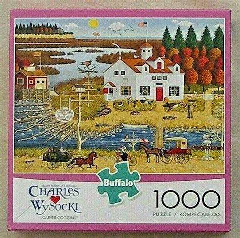 LOT OF 8 CHARLES WYSOCKI JIGSAW PUZZLES - 1000 PIECES - ALL COMPLETE | #1989512713