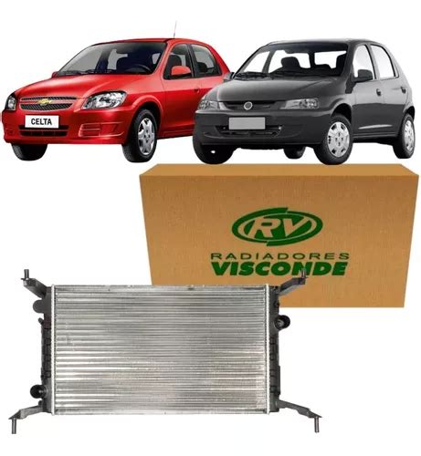 Radiador Água Gm Celta 1 0 1 4 Ar 2006 A 2016 Visconde Frete grátis