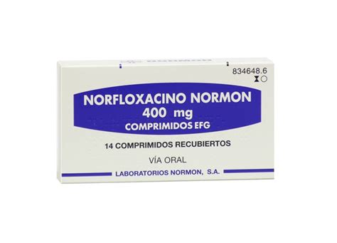 Norfloxacino Normon Mg X Comprimidos Equipos M Dicos Y