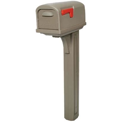 Rubbermaid Mailbox & Post Combo w/Rear Door