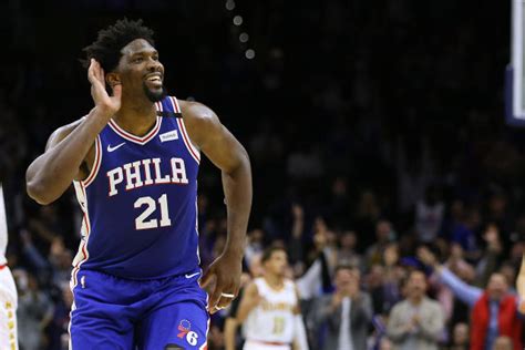 Joel Embiid Celebrates Career High Points With Dance