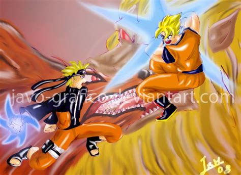 Goku Vs Naruto By Javo Grafico On Deviantart