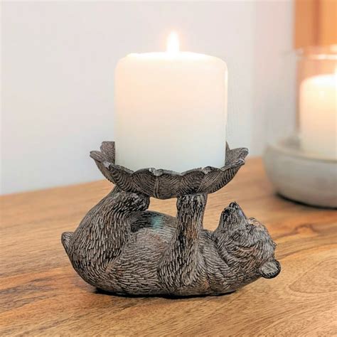 Wooden Candle Holder Etsy