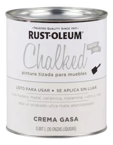 Pintura Tizada Ultra Mate Chalked Al Agua 0 887 L Rust Oleum Color