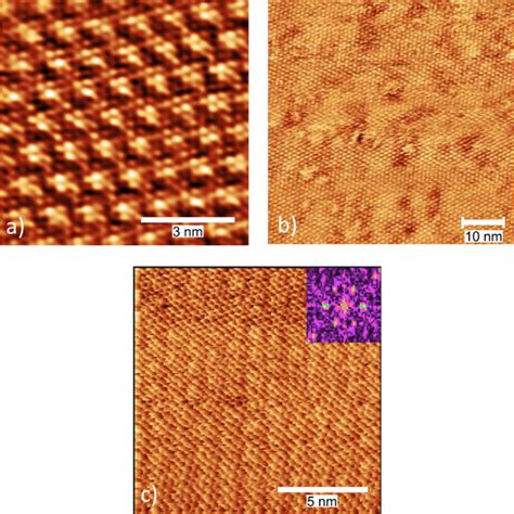 A Atomically Resolved Stm Image Nm Of T Tas K It