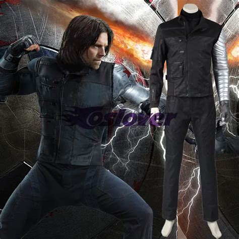 Bucky Barnes Costume Captain America Civil War Winter Soldier James