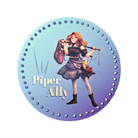 Official Piper Ally sticker – Ally the Piper