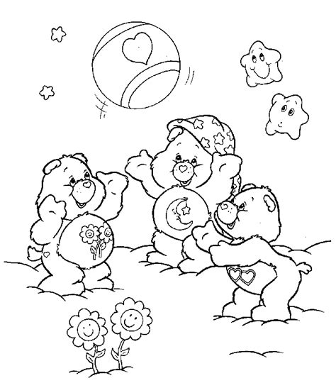 Care Bears Coloring Pages Clip Art Library