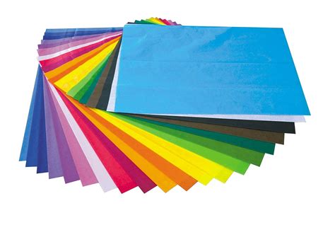 20 X Multi Coloured 20 Colours Tissue Paper Gift Wrap Wrapping