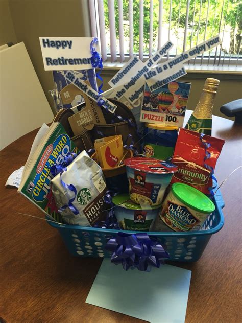 Retirement T Basket For A Memorable Farewell