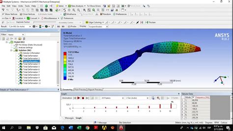 Ansys Workbench An Lisis Estructural Y Modal En D De Una H Lice Youtube