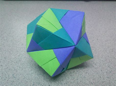 Origami Stellated Octahedron (Side) by TheOrigamiArchitect on deviantART