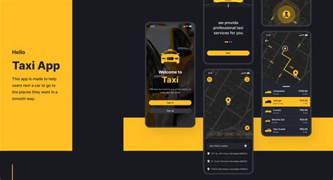 Taxi Booking App on Behance