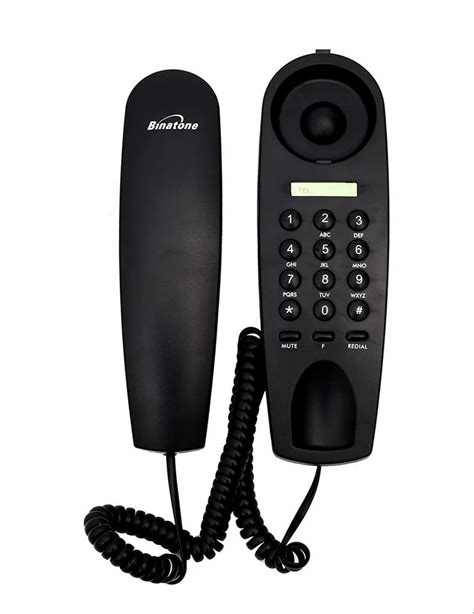 Black Trend 1 Binatone Digital Corded Landline Phone For Hotel At Rs